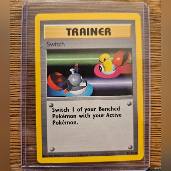 Pokemon Switch Trainer Card Pokemon Switch Trainer Card